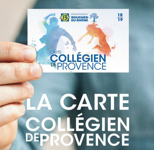 Membre de carte collégien de Provence